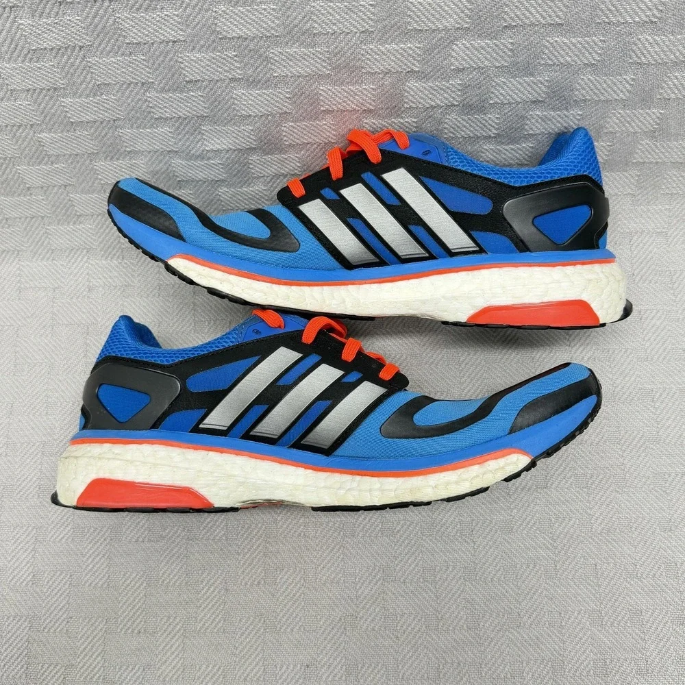 Adidas Energy Boost Techfit Shoes Mens Size 9 Blue‎ Running Cushioned G96599
